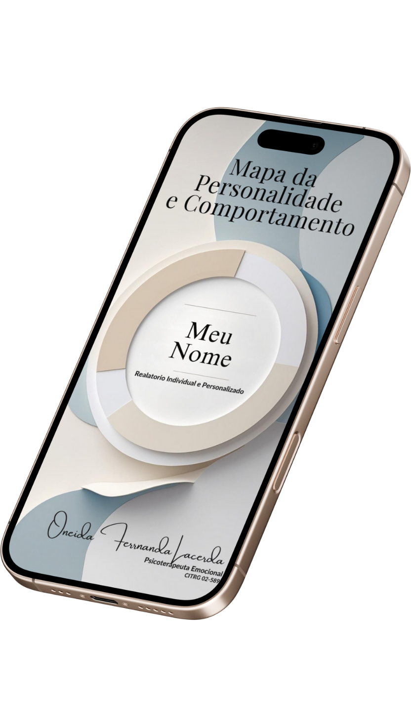 Mockup do Mapa da Personalidade